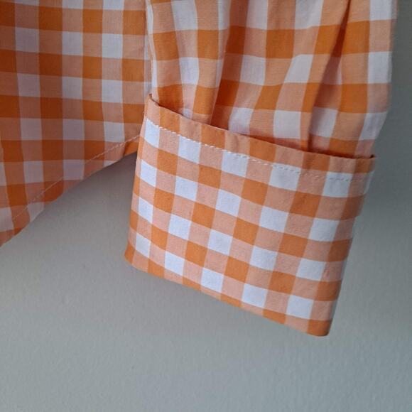 Daniele Alessandrini Bundle of 2 Gingham Plaid Button Up Shirts Womens S & M - Picture 11 of 16